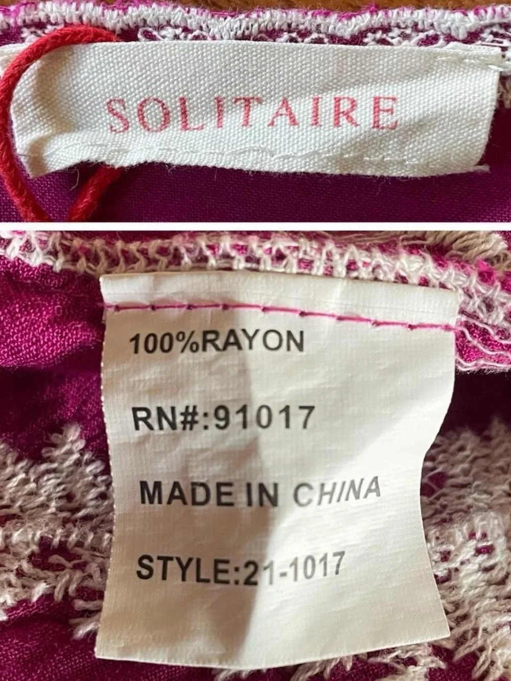 Anthropologie Solitaire Pink Embroidered Boho Top S